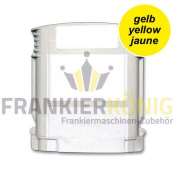 Frankierkönig Frankierfarbe gelb zur Verwendung in Pitney Bowes Connect+, SendPro P Serie Frankiermaschine